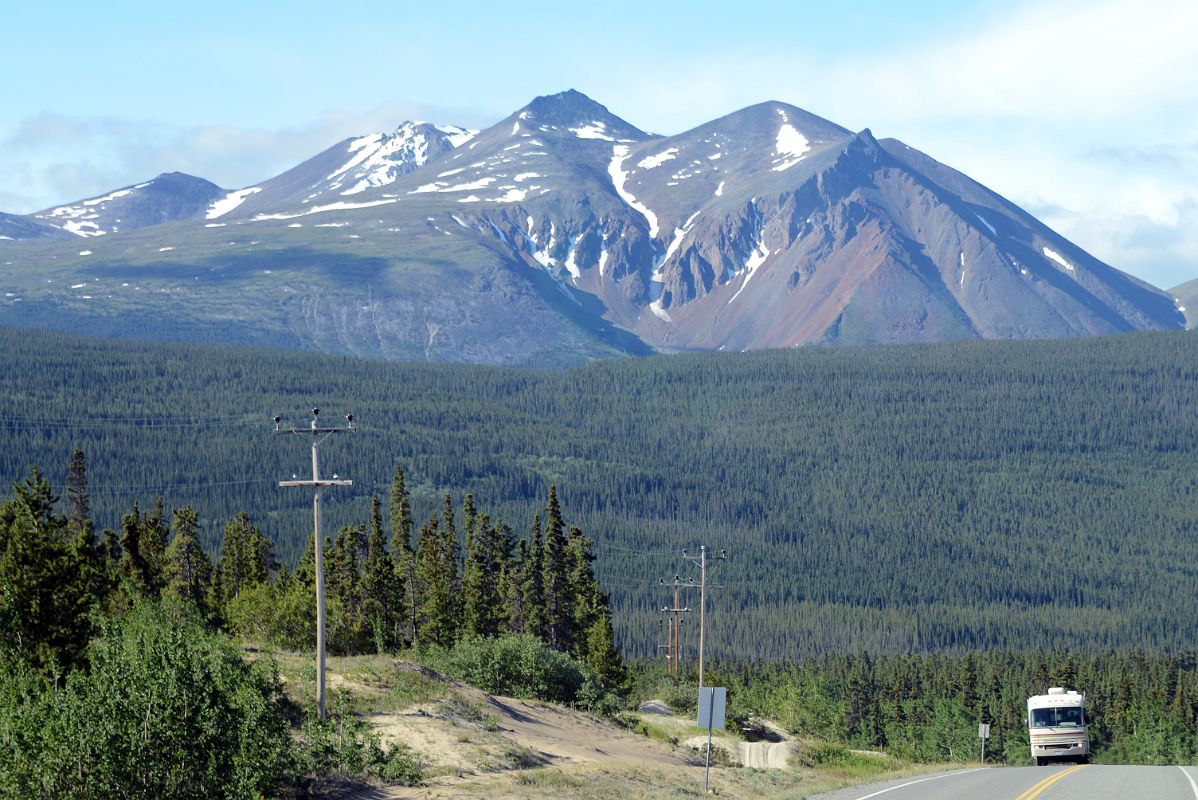 07 Montana Mountain From Klondike Highway 2 Near Carcross On The Tour From Whitehorse Yukon To Skagway